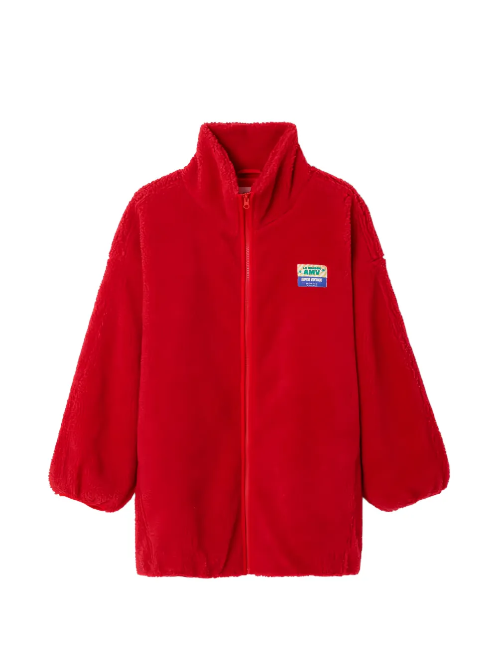 American Vintage Hoktown logo-patch jacket - Rosso