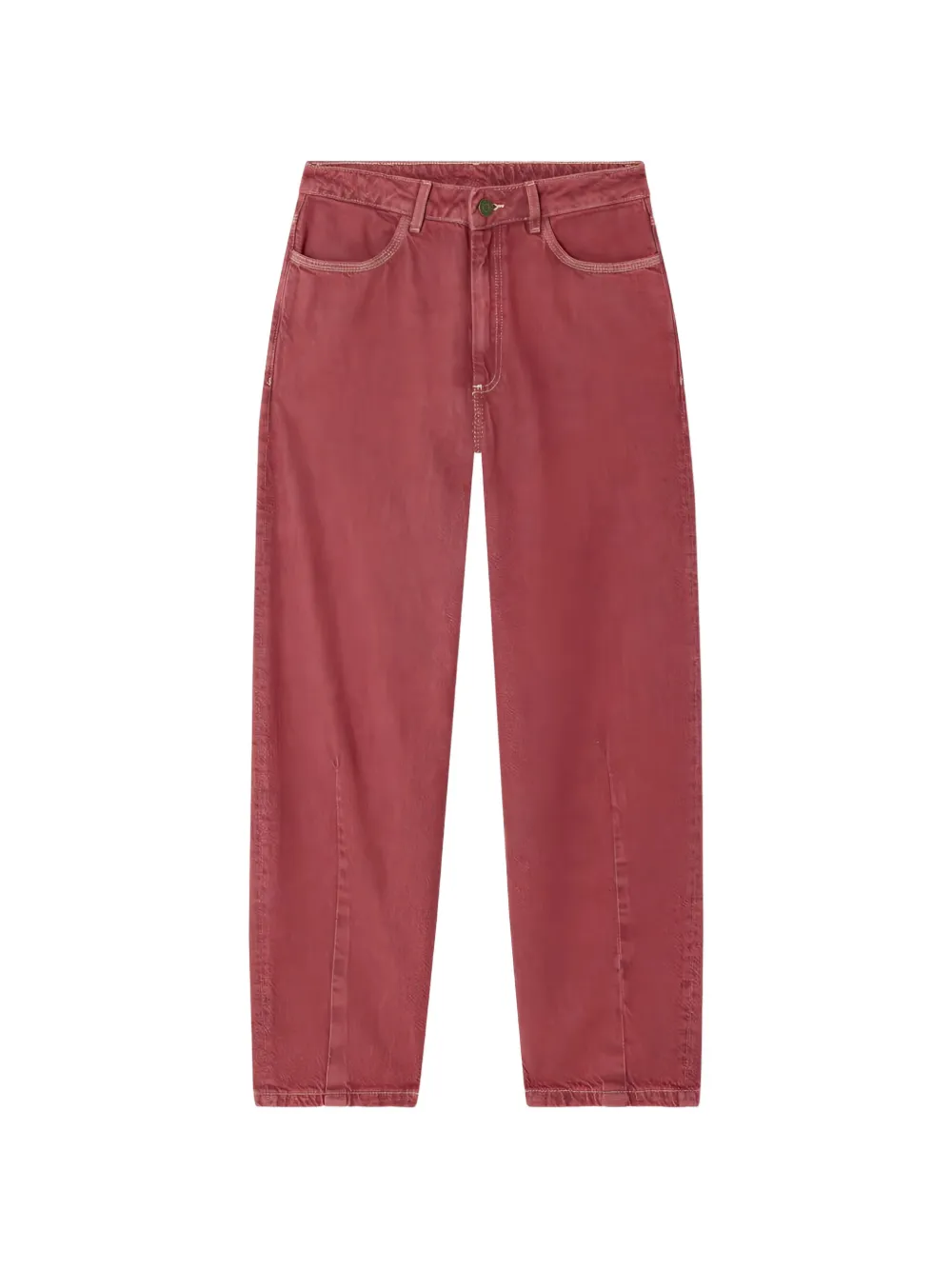 American Vintage Ymobay balloon jeans - Rosso