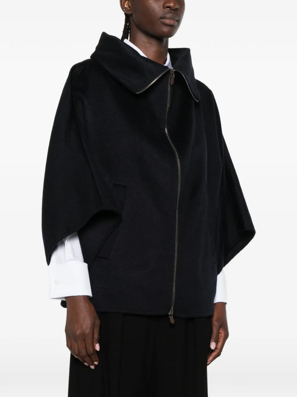 Max Mara Ala kasjmier jack met rits Blauw