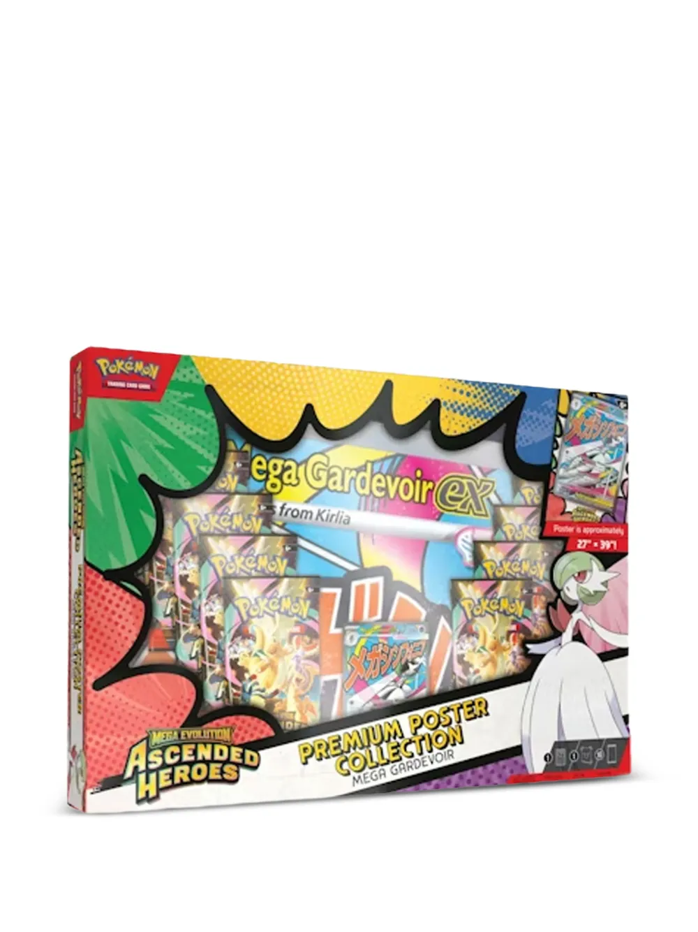 Pokemon Ascending Heroes Mega Gardevoir Poster-Kollektion - Rot