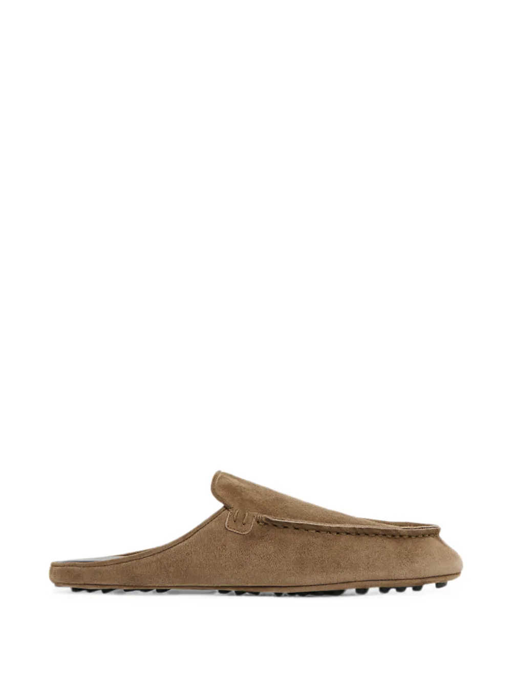 Mansur Gavriel Moccasin suede mules - Brown