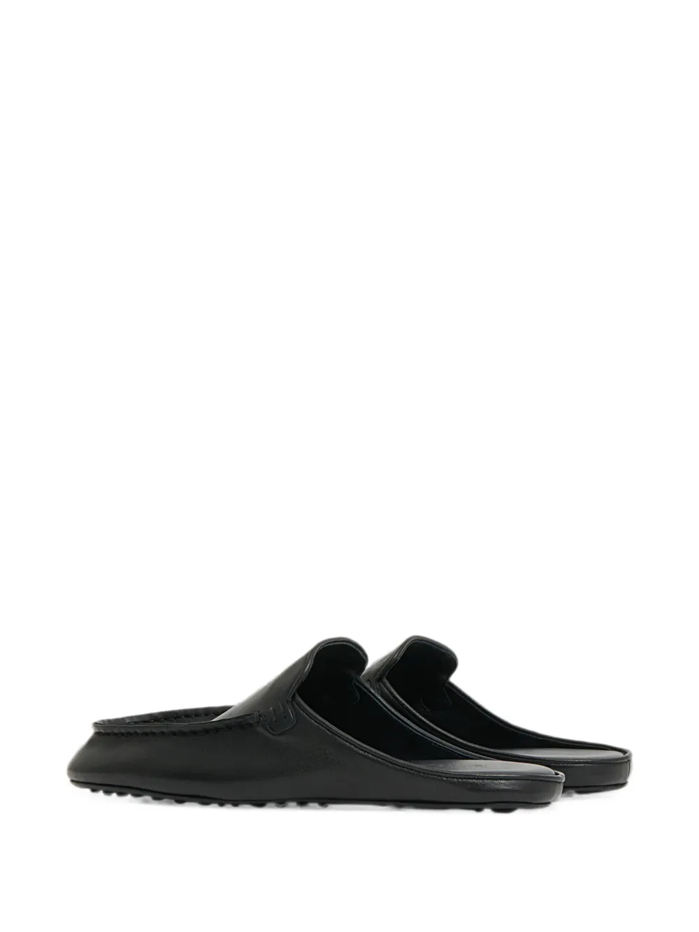 Mansur Gavriel Mocassin leren muiltjes Zwart
