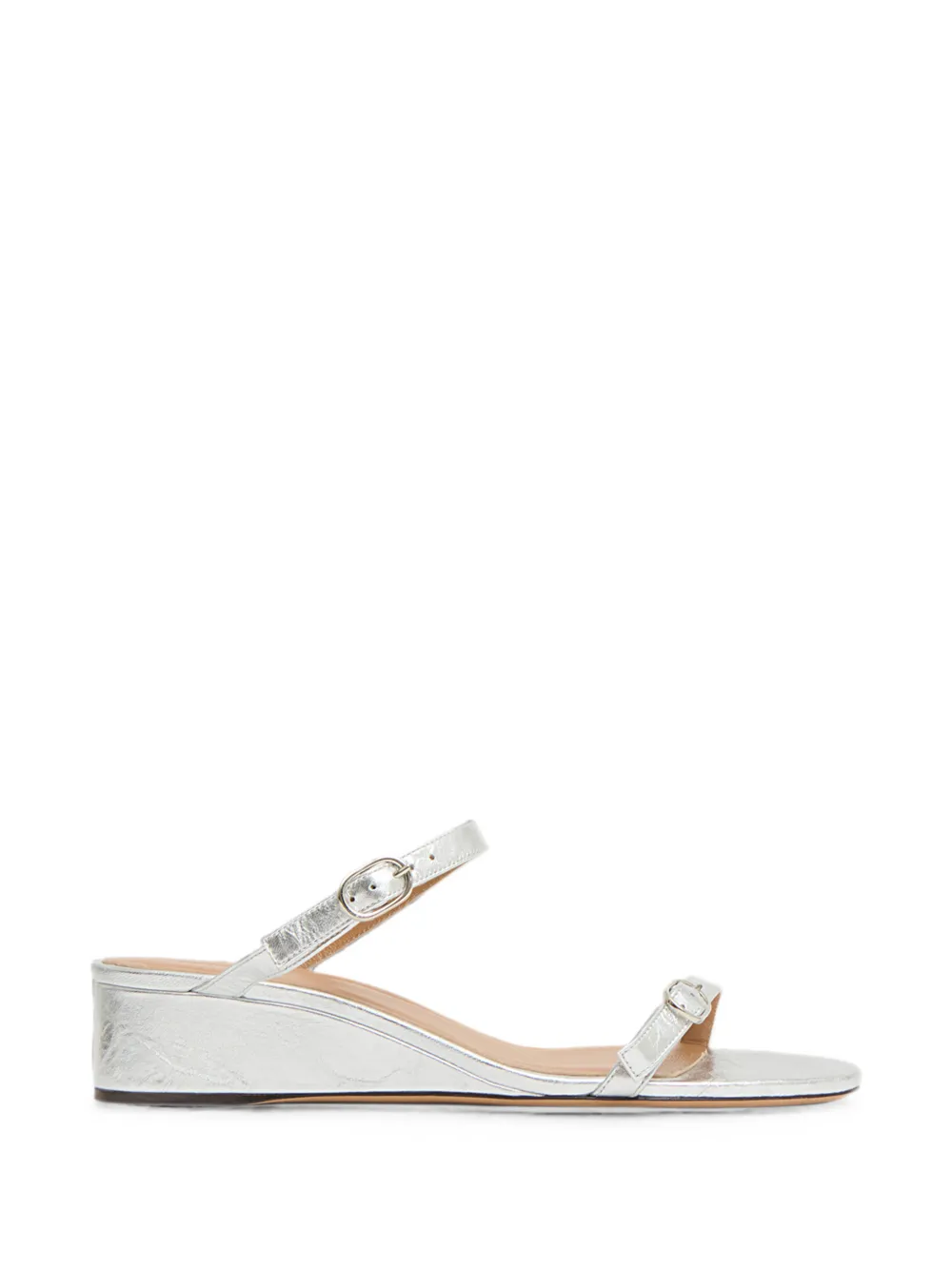 Mansur Gavriel Zeppa leather sandals - Silver
