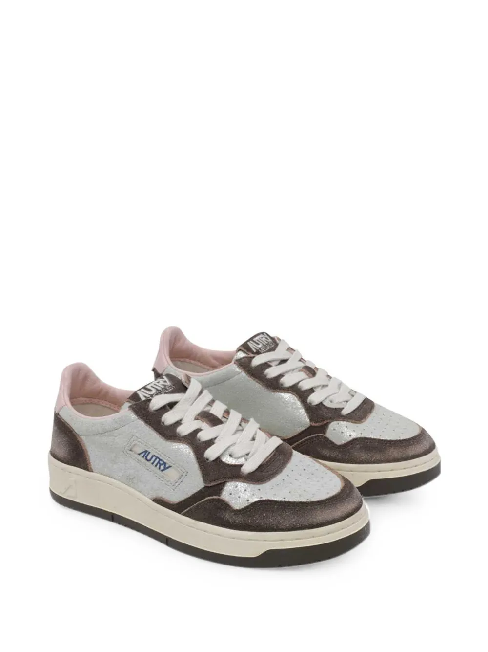 Autry Medalist suede sneakers Zilver