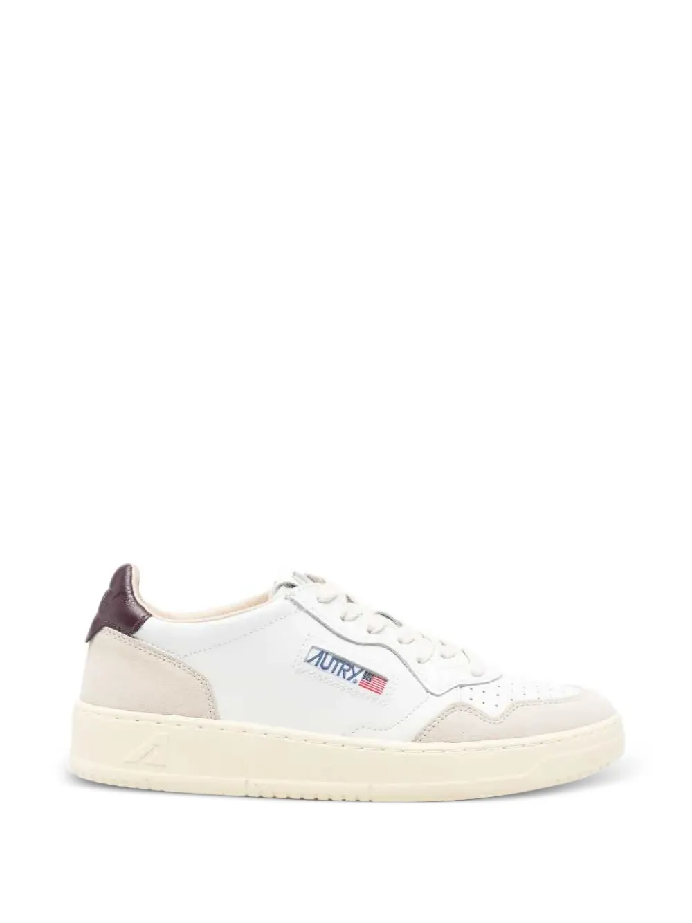 Autry Medalist suede-panel sneakers Wit