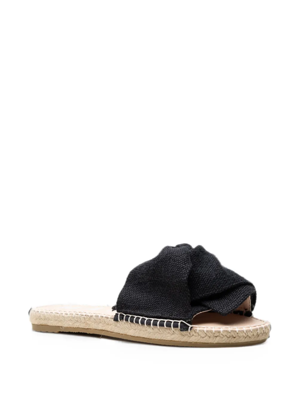 Manebi knotted-strap sandals Zwart