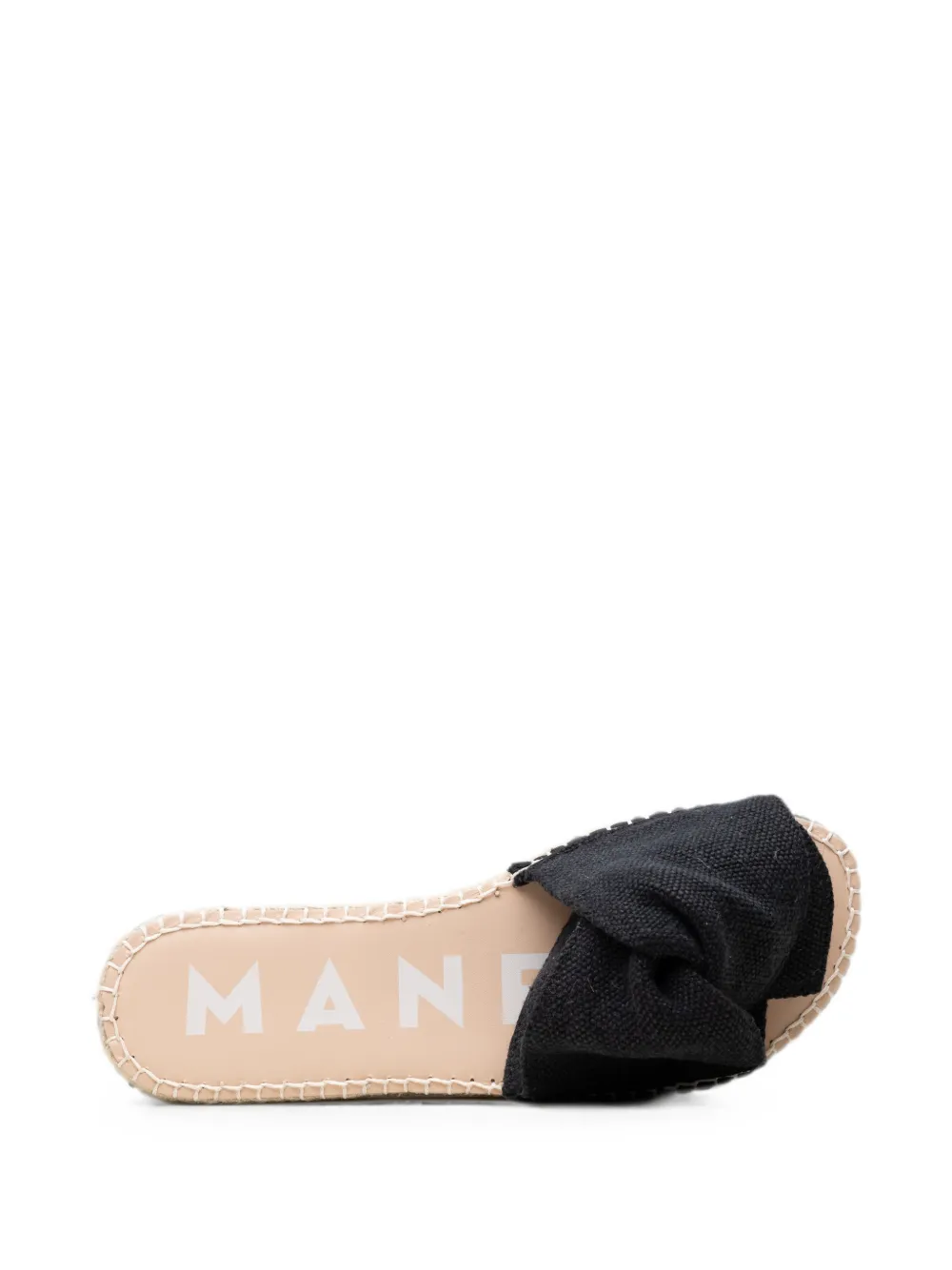 Manebi knotted-strap sandals Zwart