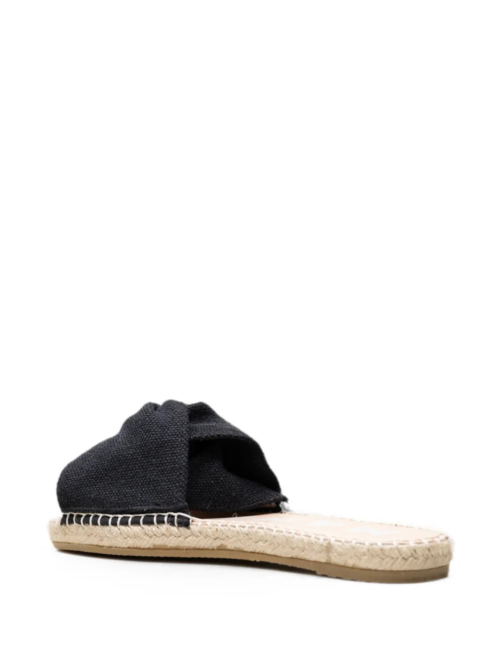 Manebi knotted-strap sandals Zwart
