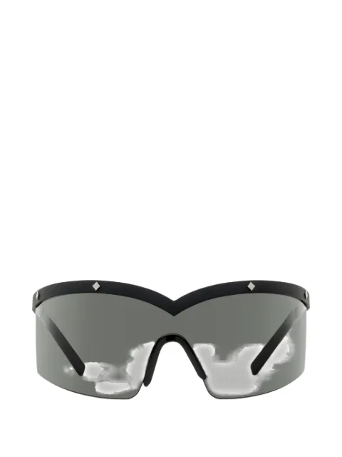MCM geometric-stud shield sunglasses