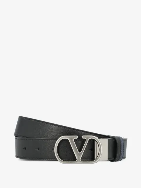Valentino Garavani logo-buckle reversible belt