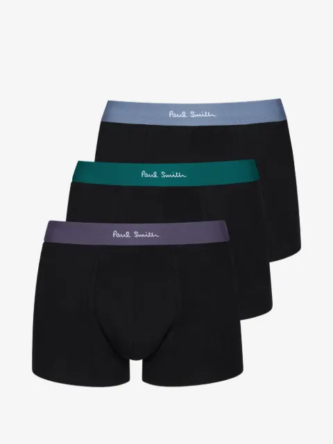 Paul Smith pack de tres piezas de ropa interior con logo en la pretina