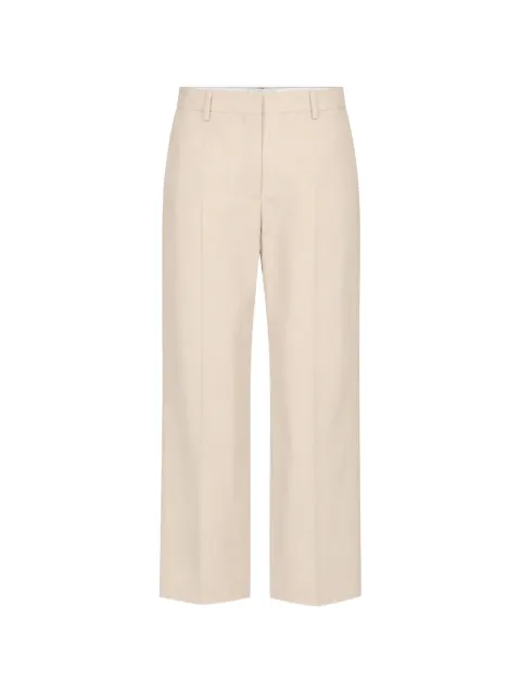 Paul Smith pleated pressed-crease trousers