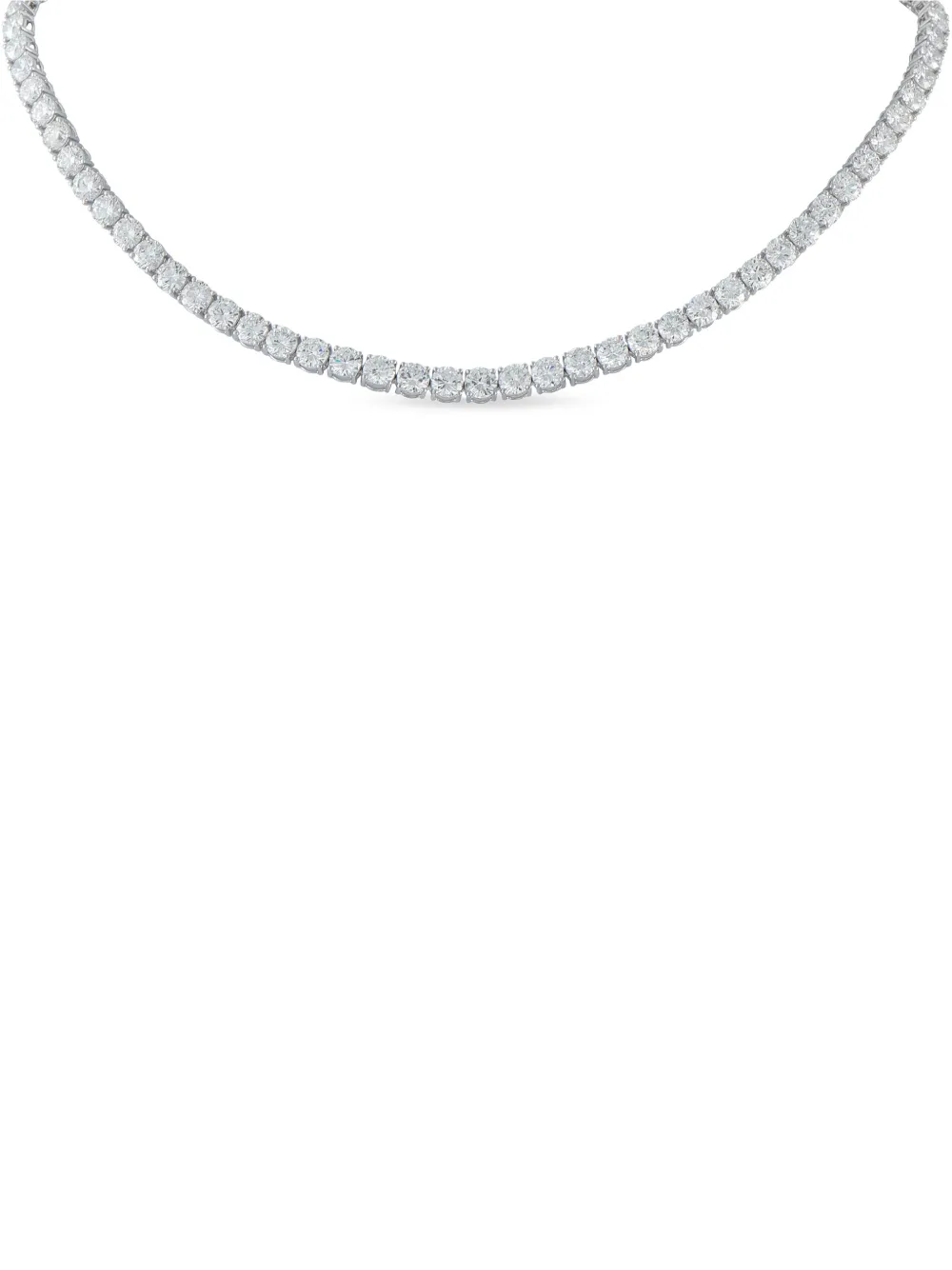 LB Exclusive diamond tennis necklace - Argento