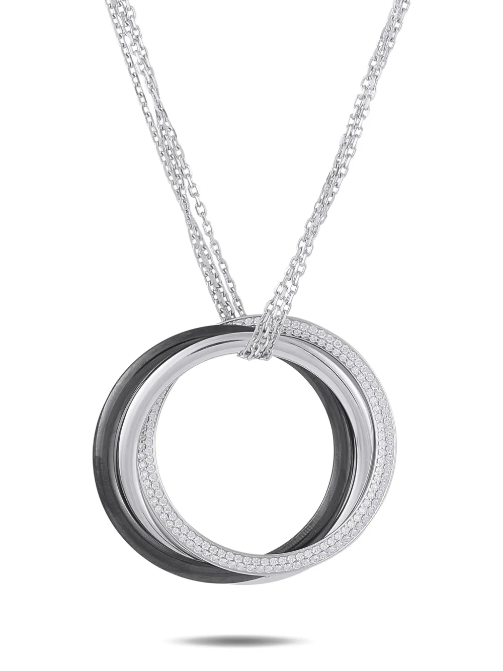 Cartier Trinity diamond necklace - Silber