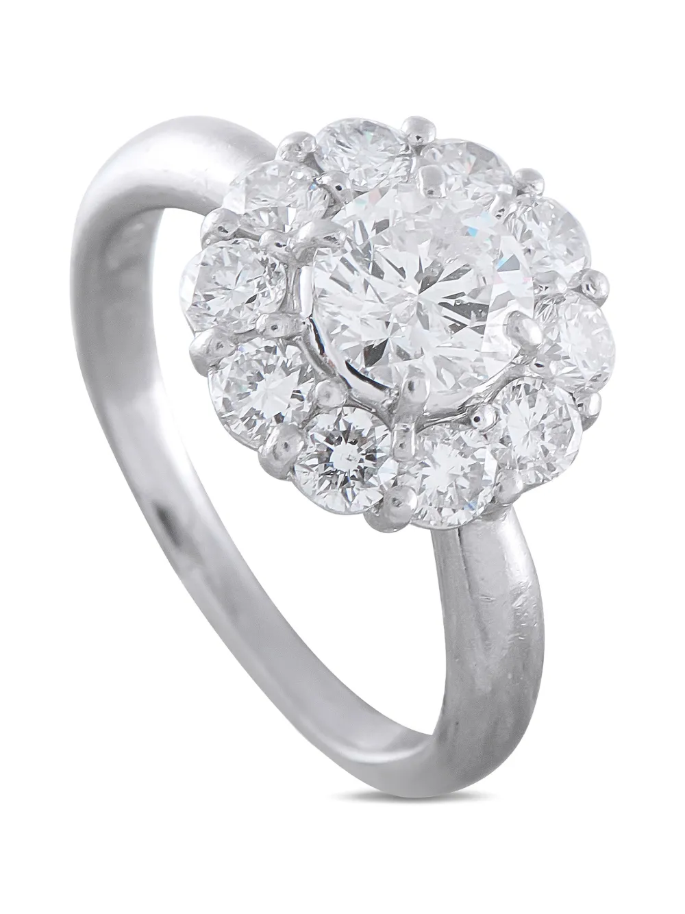 LB Exclusive diamond halo ring - Argento