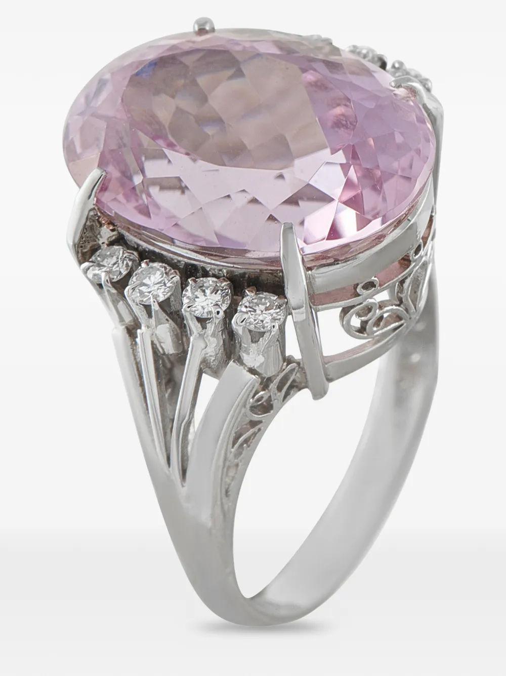 LB Exclusive kunzite and diamond ring - Argento