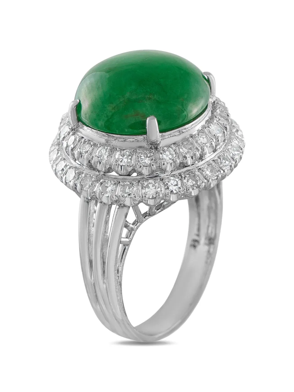 LB Exclusive jade and diamond ring - Argento