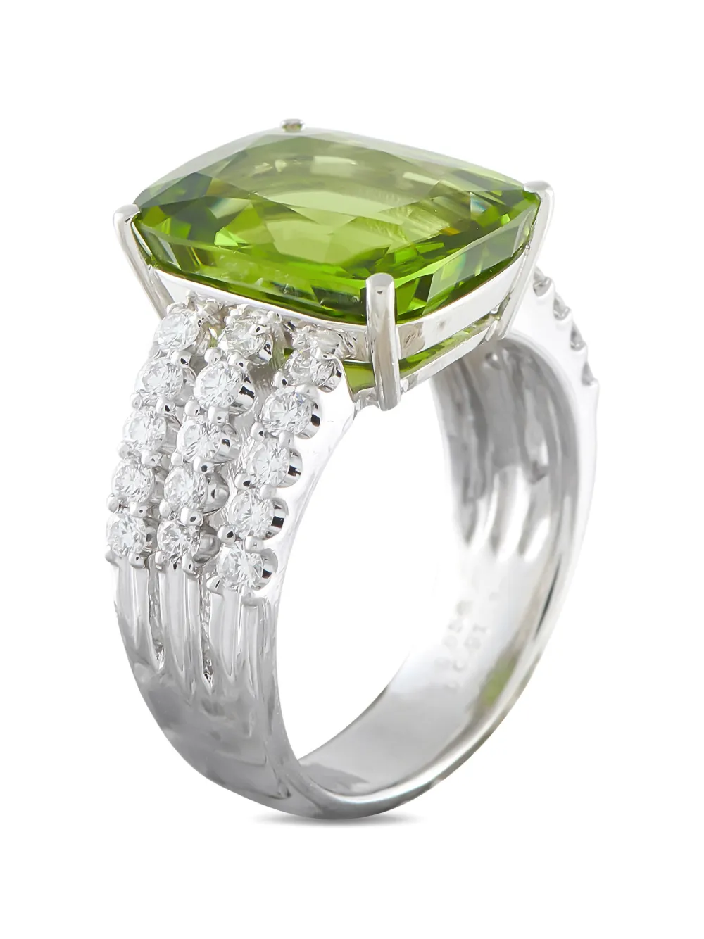 LB Exclusive peridot and diamond ring - Argento