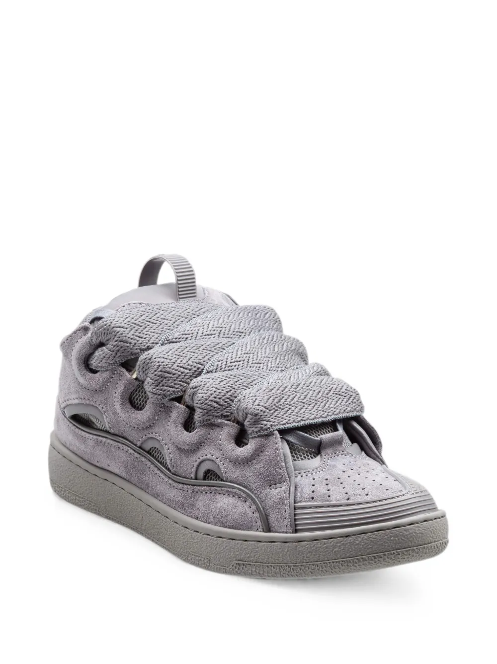 Lanvin Curb leren sneakers Grijs