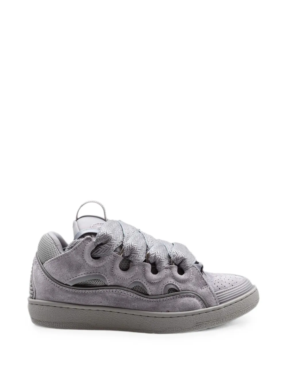 Lanvin Curb leather sneakers - Grau