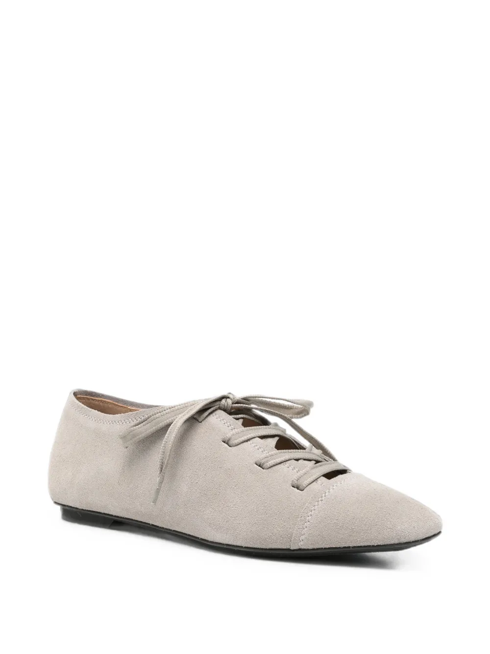 Emporio Armani lace-up square-toe derby shoes Grijs