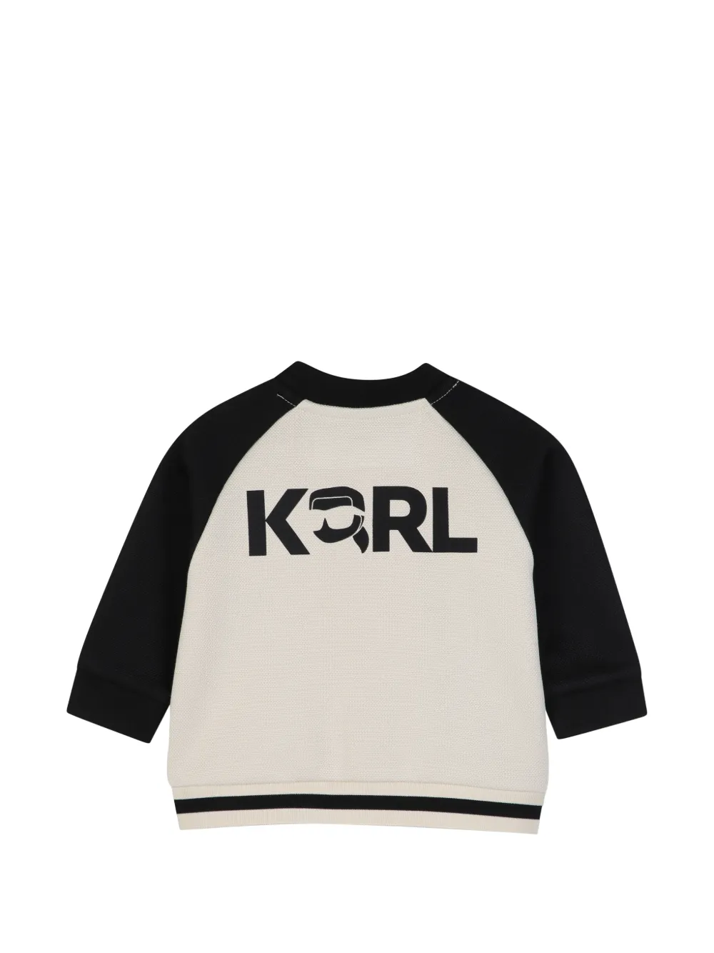 Karl Lagerfeld Kids Trainingspak met logoprint Beige