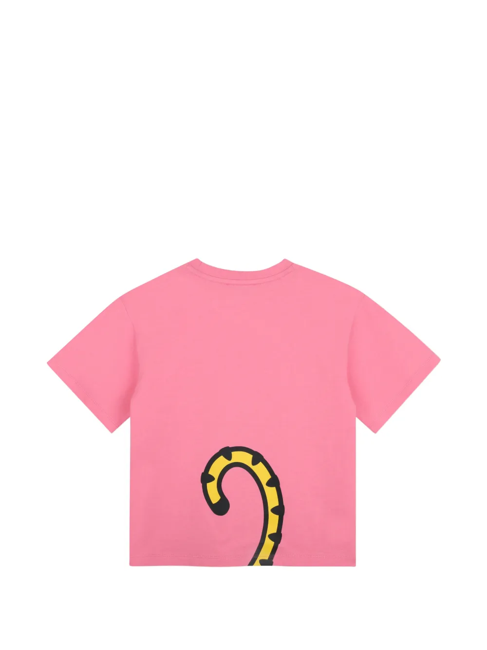 Kenzo Kids T-shirt met tijger-print en logo-print Roze