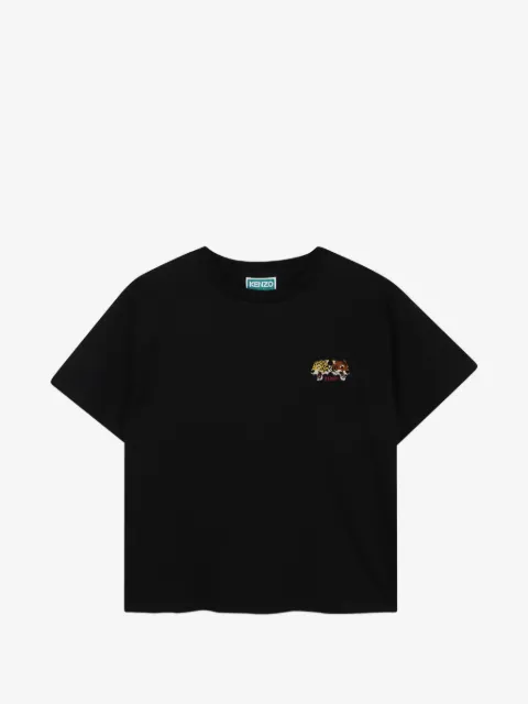 Kenzo Kids playera con logo bordado