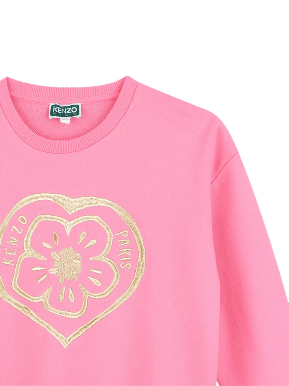 Kenzo Kids Trui met hart-patroon Roze