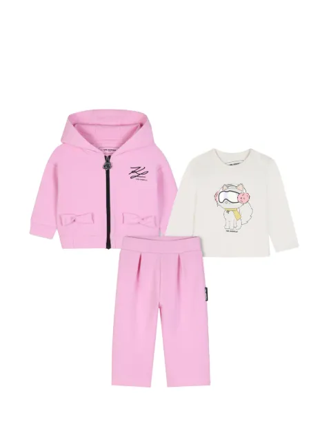 Karl Lagerfeld Kids survêtement à imprimé graphique