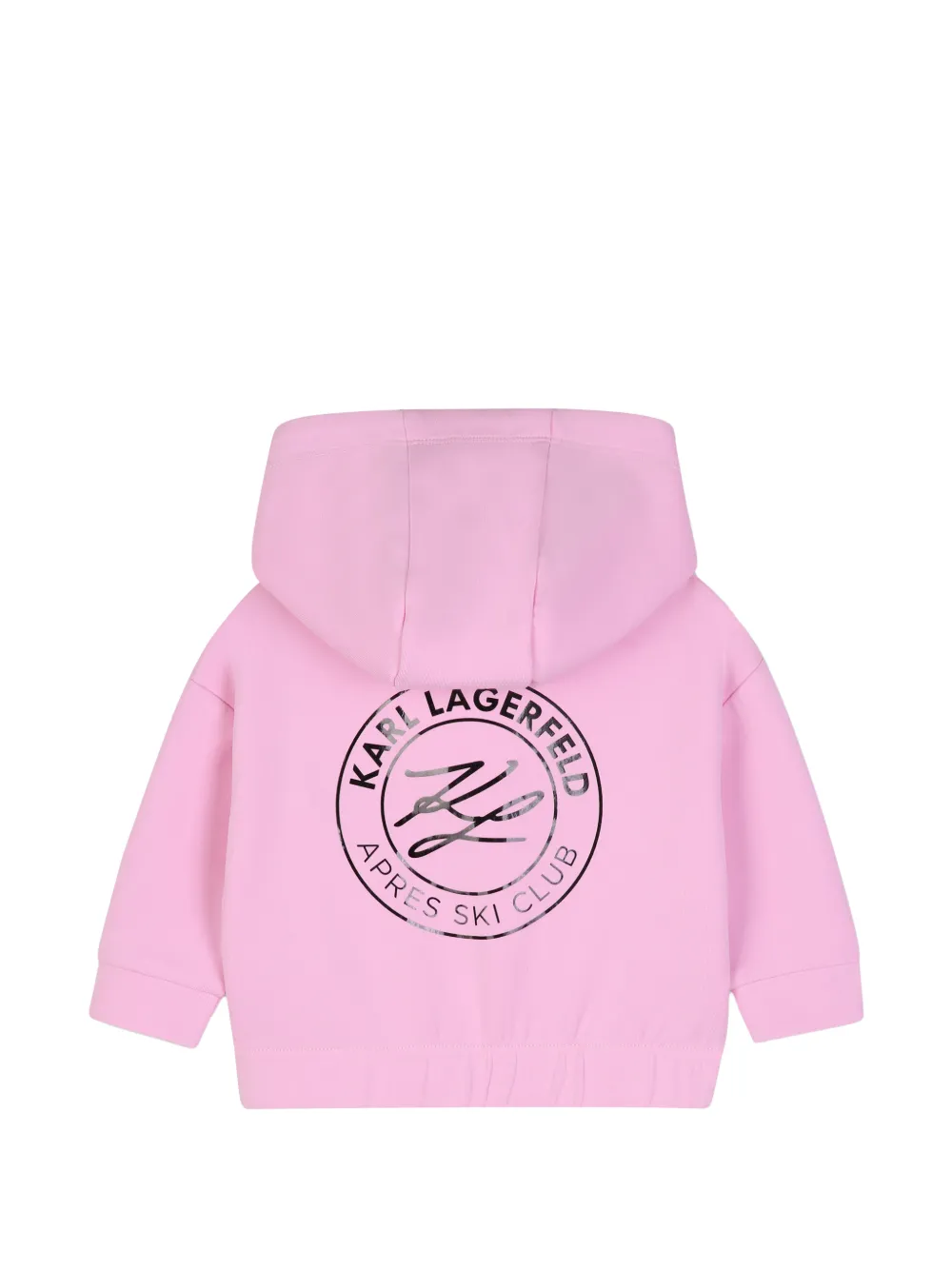 Karl Lagerfeld Kids T-shirt en trainingspak met logoprint Roze