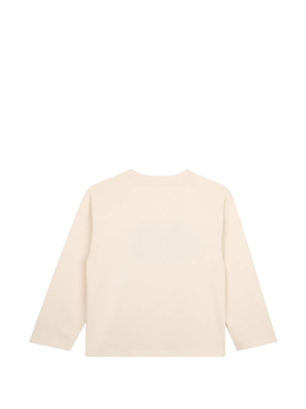 Kenzo Kids T-shirt met grafische print Beige