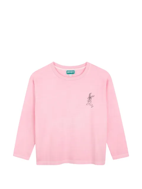 Kenzo Kids t-shirt imprimé à manches longues