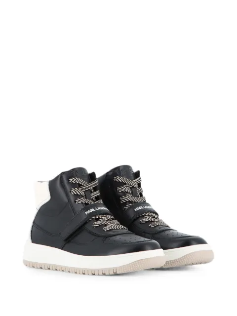 Karl Lagerfeld Kids high-top sneakers med burrelukning