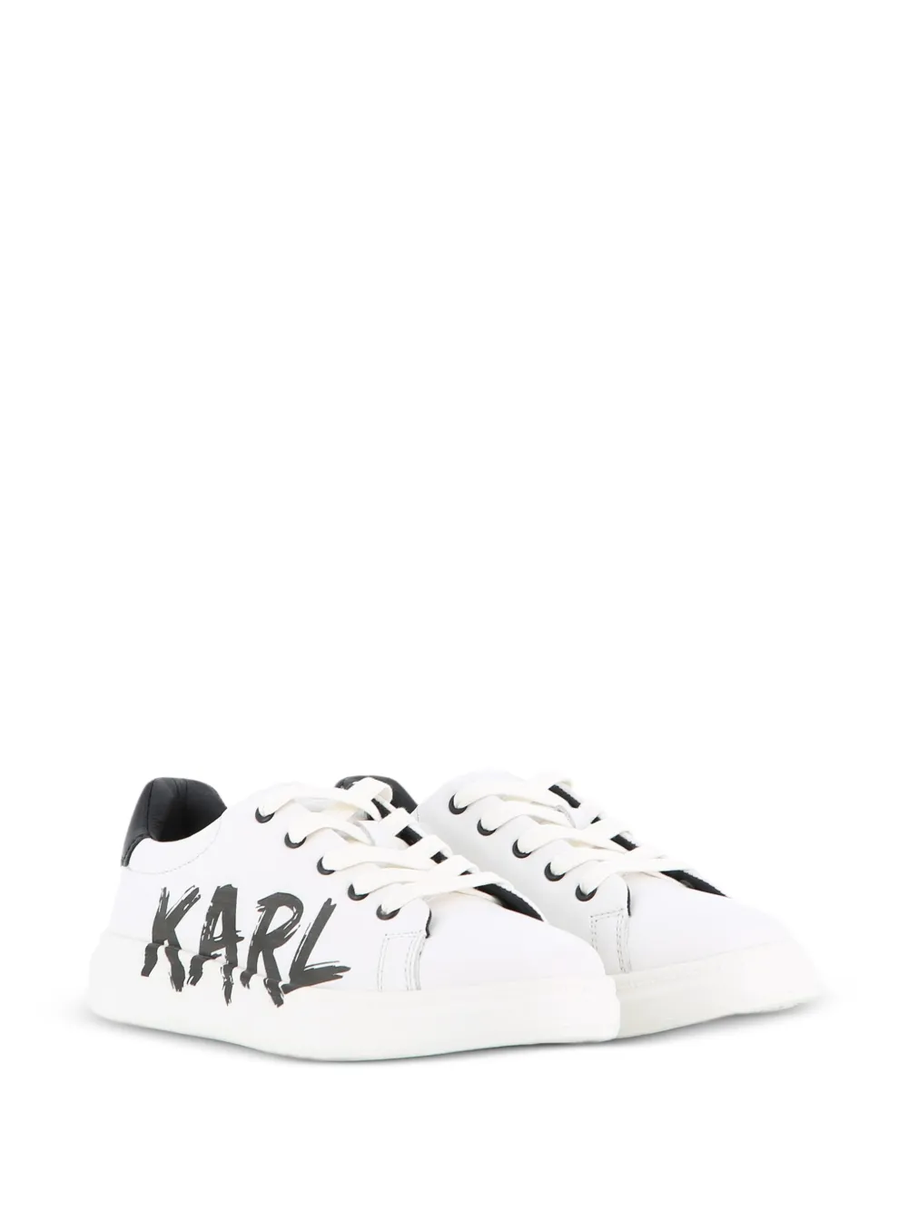 Karl Lagerfeld Kids Sneakers con stampa - Bianco