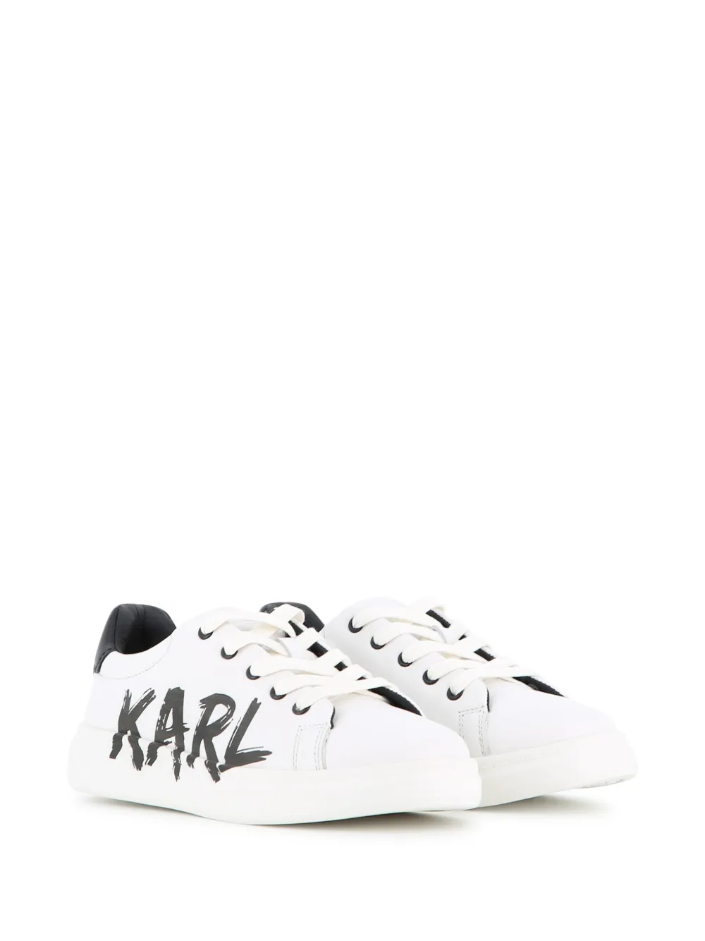 Karl Lagerfeld Kids Sneakers con stampa - Bianco