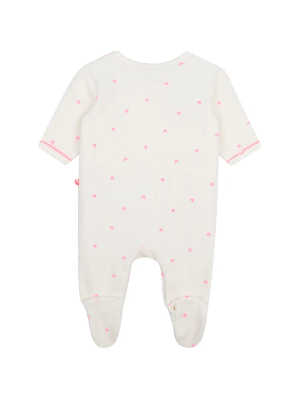 Billieblush Tweedelig romperset met hart-print en ruches Beige