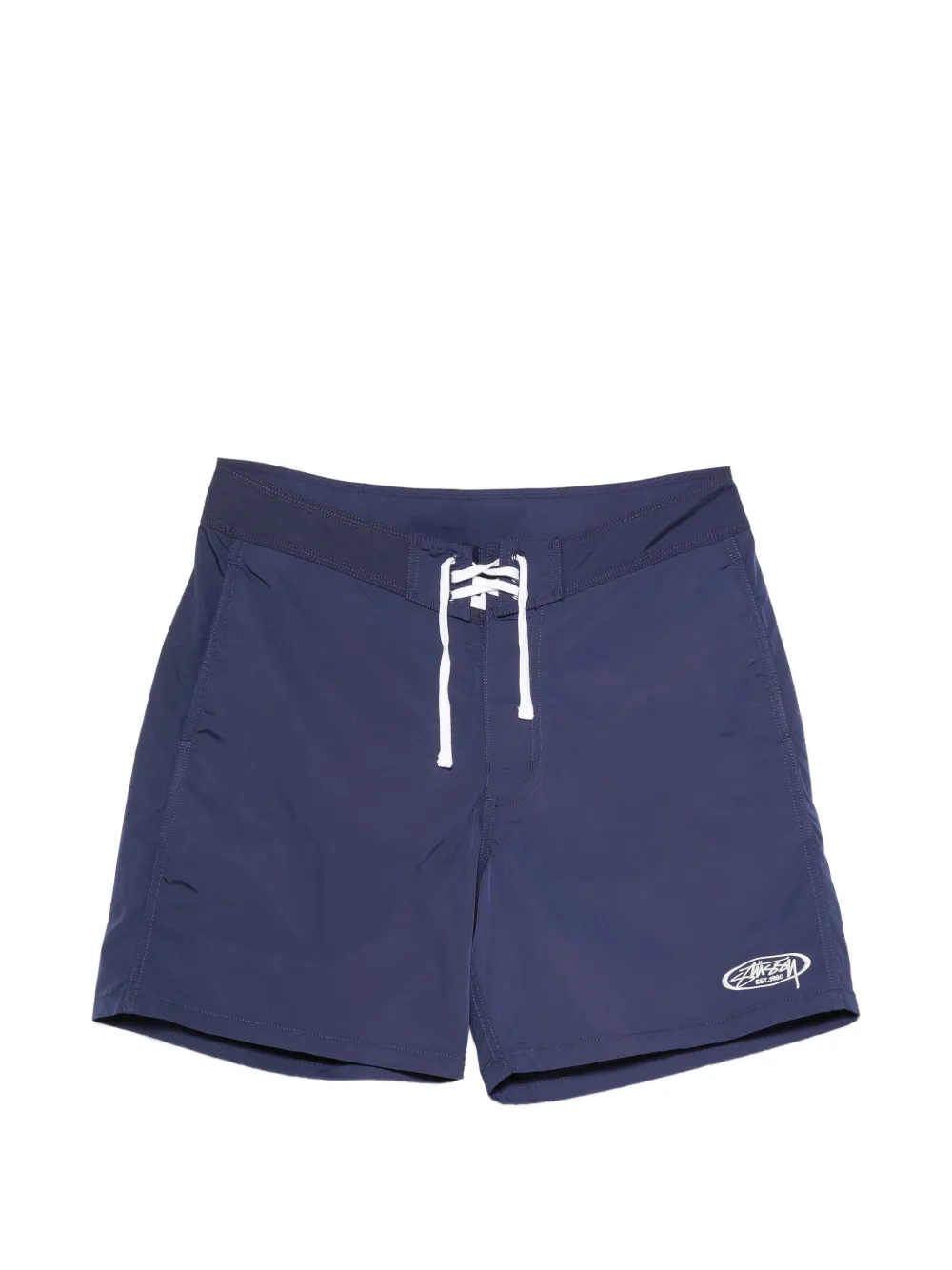 Stüssy Shorts Coastal Board con ricamo - Blu