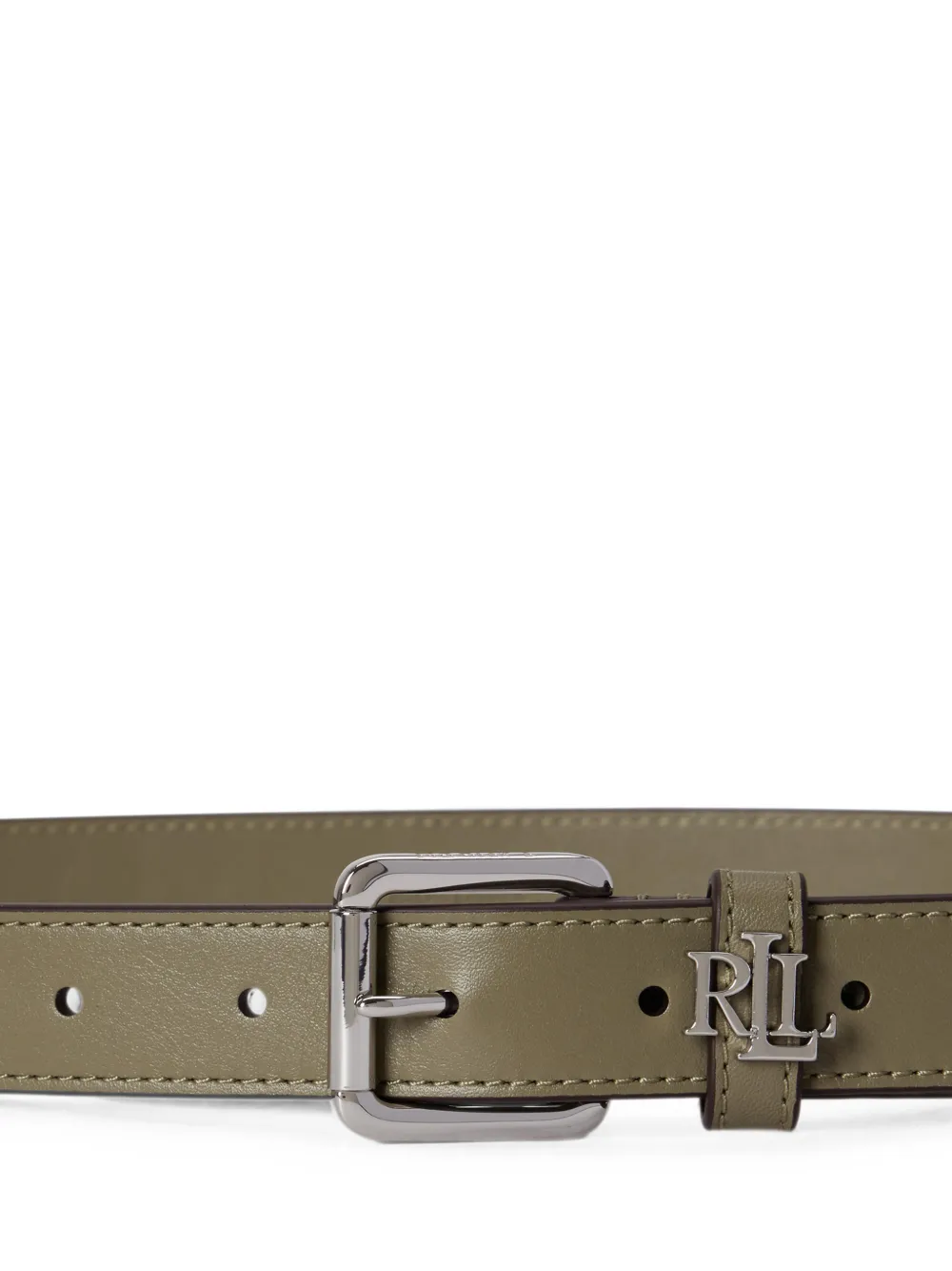 Lauren Ralph Lauren Skinny riem met logo Groen