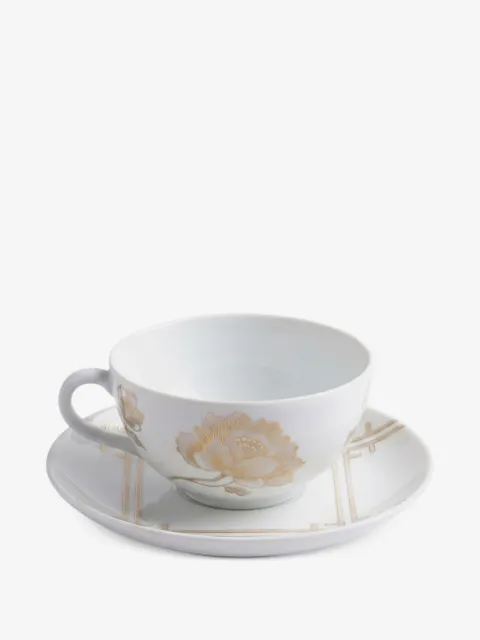 GINORI 1735 Venezia 花卉印花茶杯