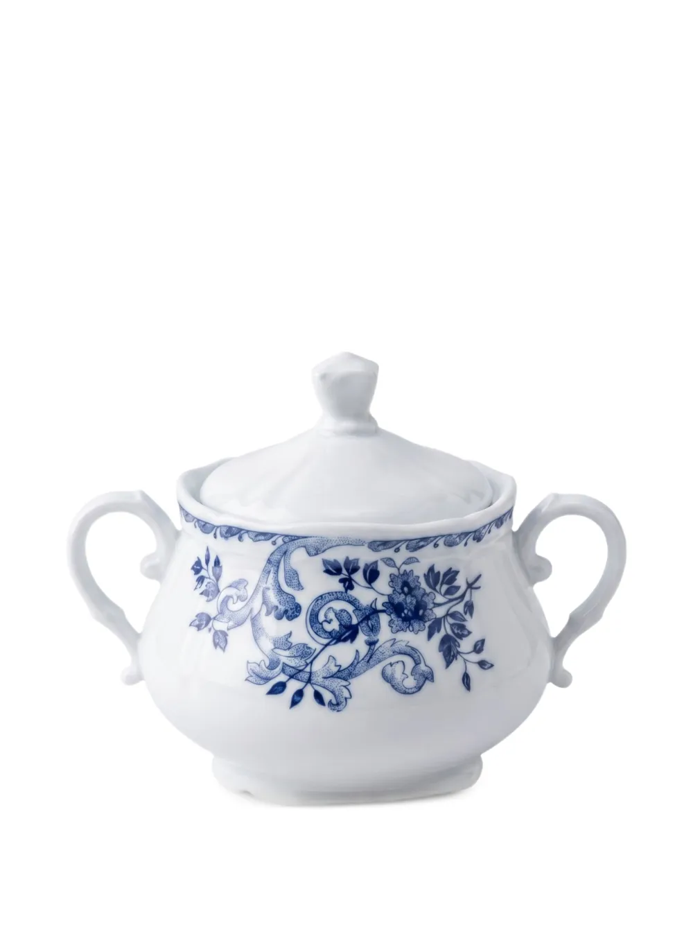GINORI 1735 Antico Doccia floral-print sugar bowl - Bianco