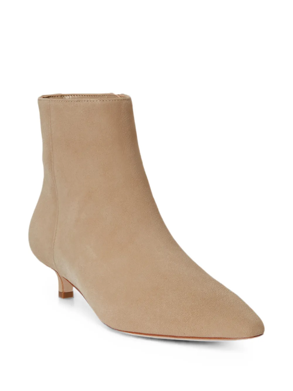 Lauren Ralph Lauren Francesca pointed-toe ankle boots Beige