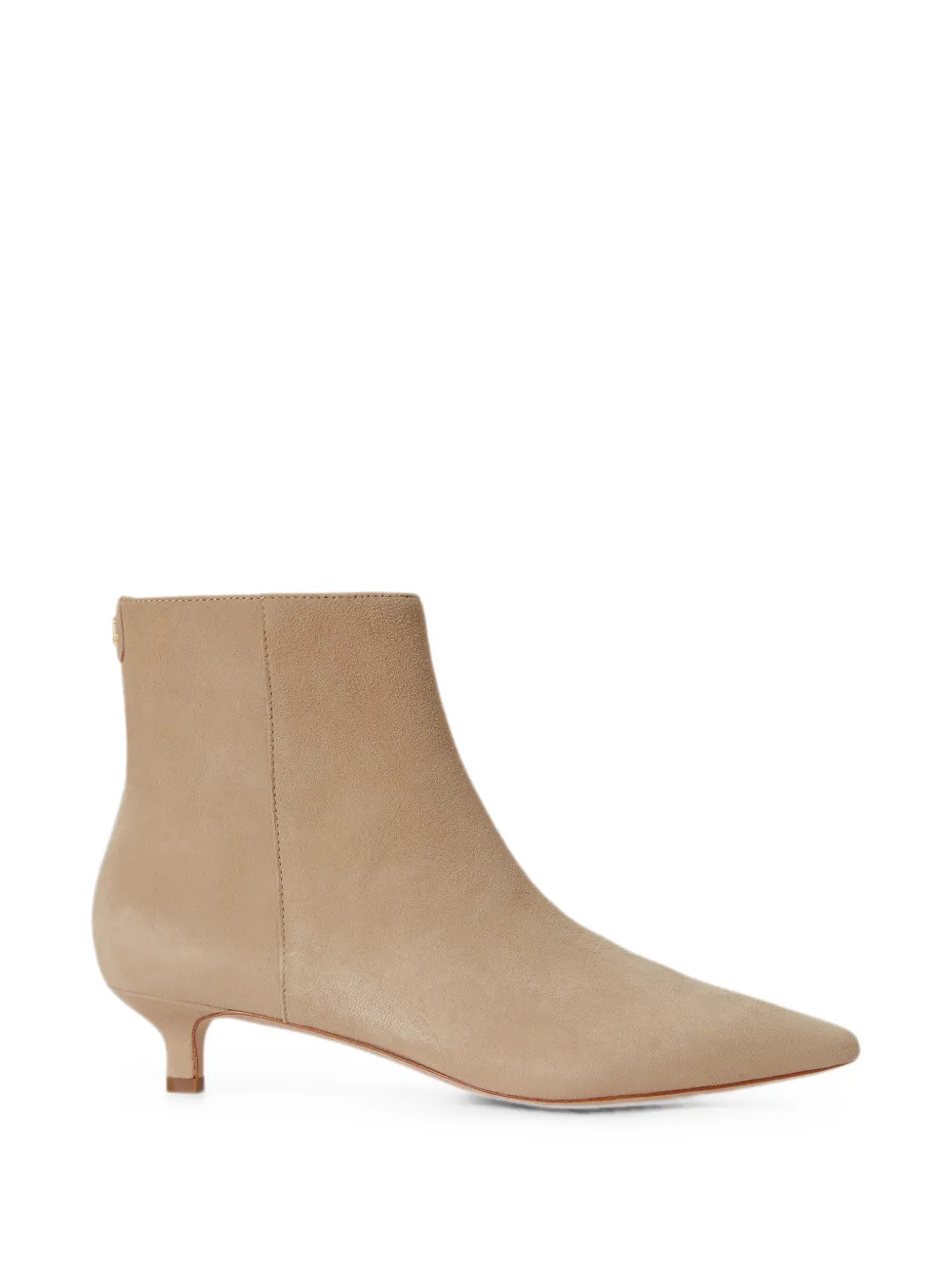 Lauren Ralph Lauren Francesca pointed-toe ankle boots Beige