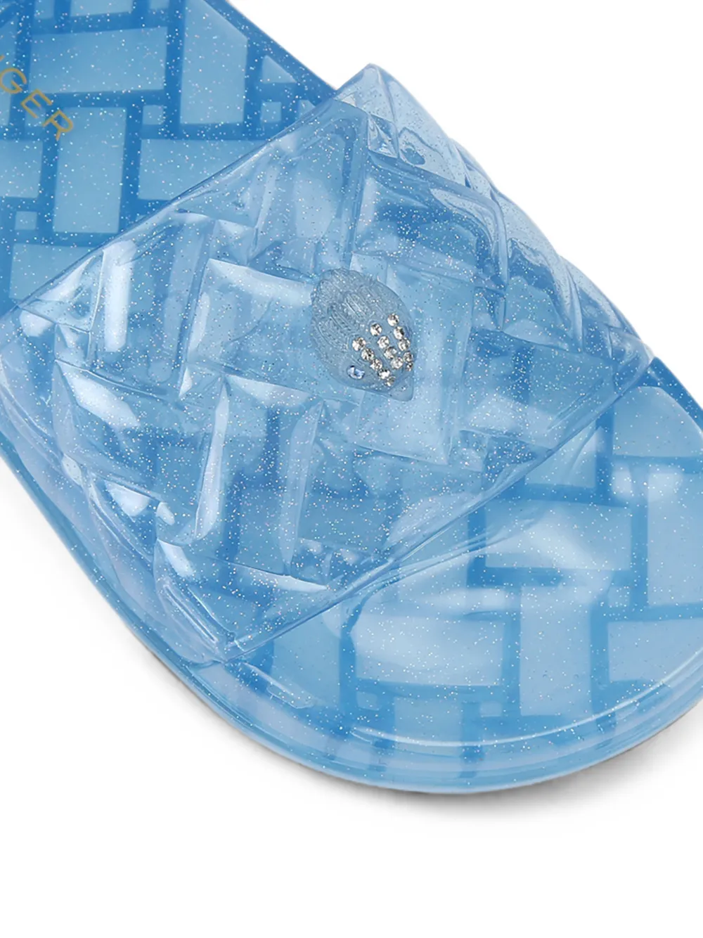 Kurt Geiger London Meena jelly slides Blauw