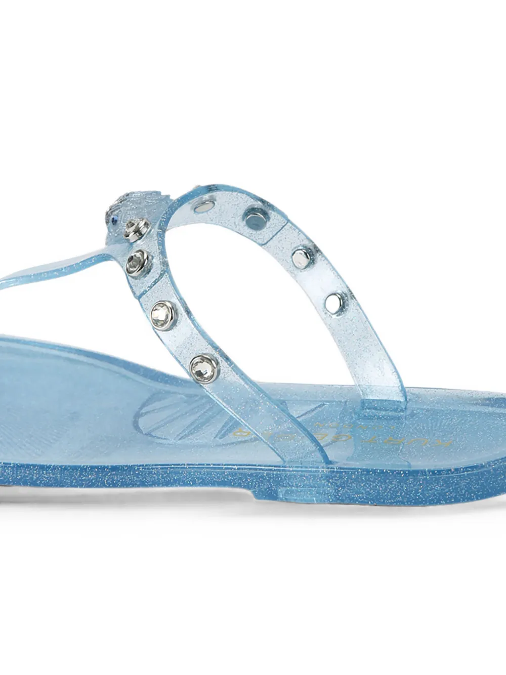 Kurt Geiger London Maddison T-bar slides Blauw