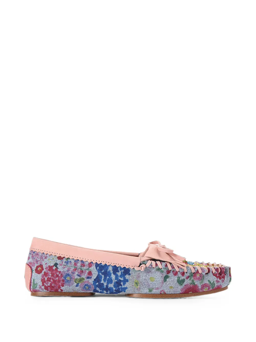 Kurt Geiger London beaded moccasins Roze
