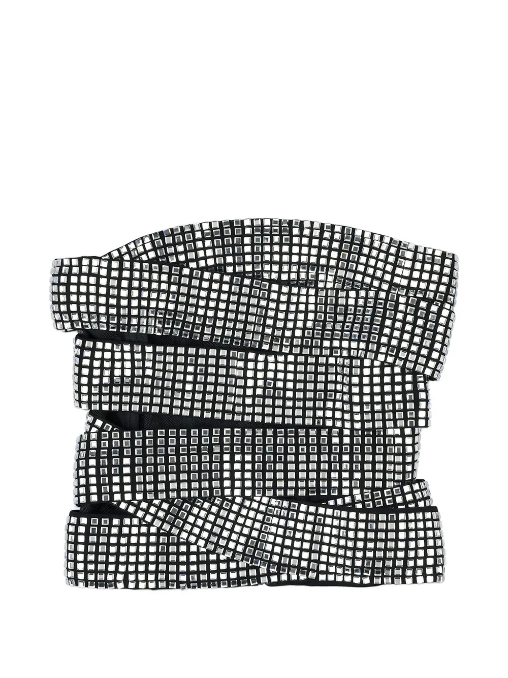 AREA Disco Ball top - Argento