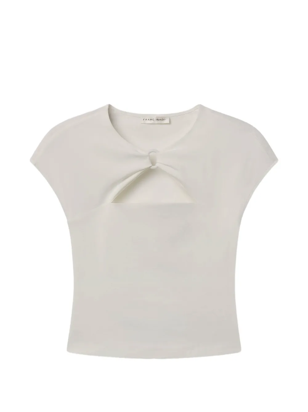 FRAME Top Casino con dettaglio cut-out - Toni neutri