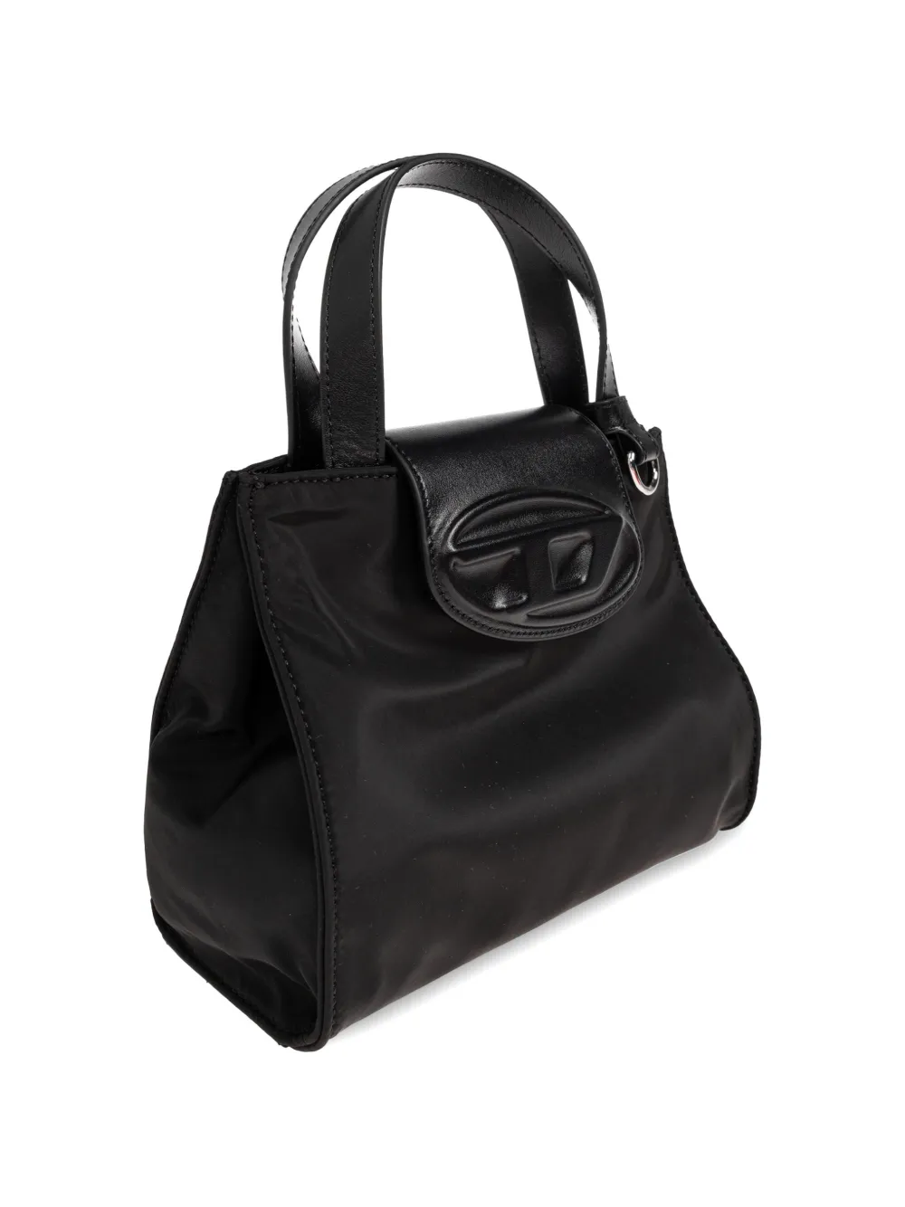 Diesel 1DR shopper met logo-plakkaat Zwart