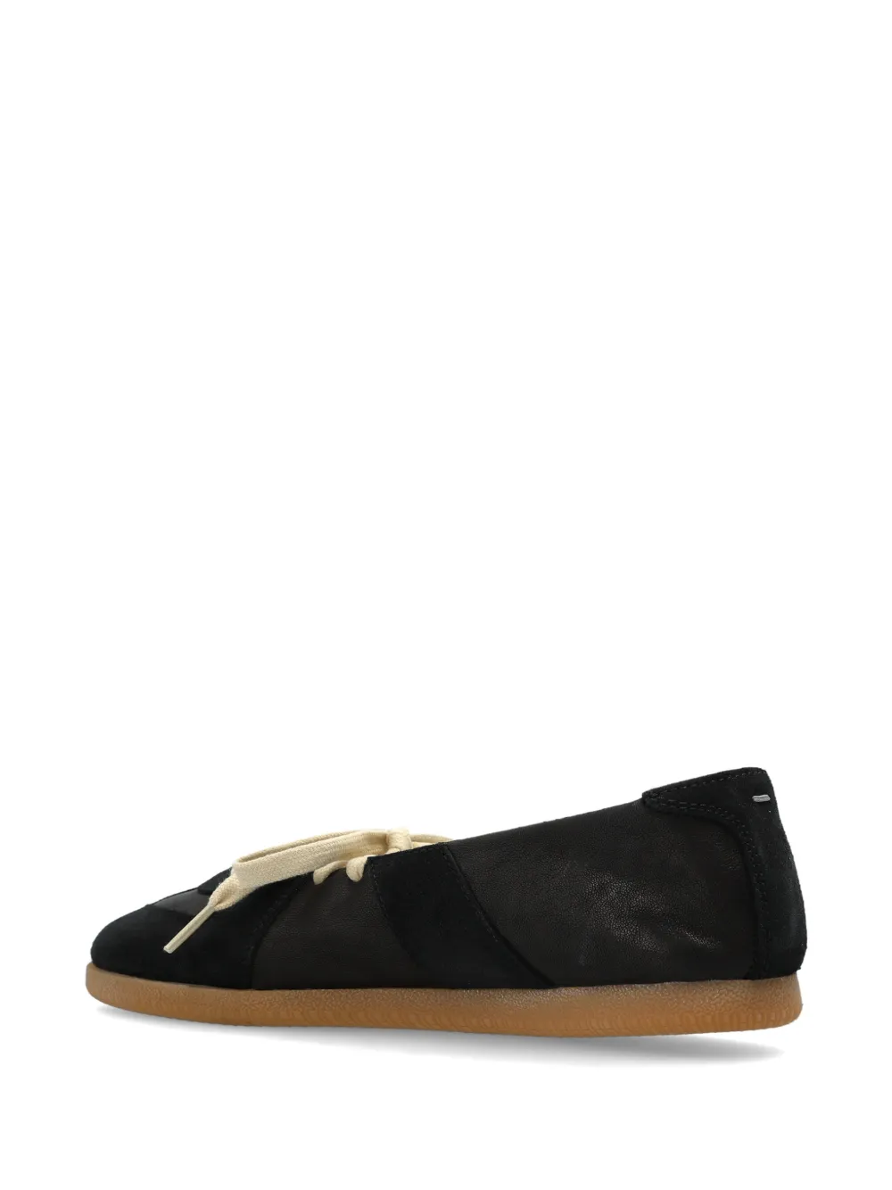 Maison Margiela Replica lace-up ballet flats Zwart